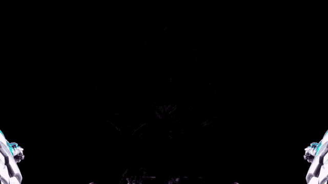 a computer generated image with a purple and blue geometric pattern
