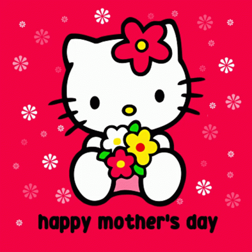 Happy Mothers Day Hello Kitty GIF - Happy Mothers Day Hello Kitty Pink GIFs