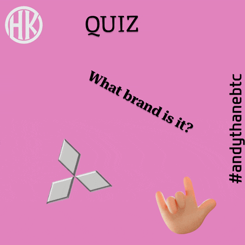 a pink background with the words quiz and what brand is it on it