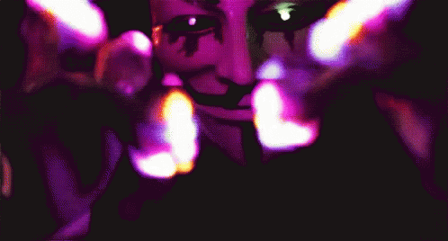Guy Fawkes V For Vendetta GIF - Guy Fawkes V For Vendetta Fingers GIFs