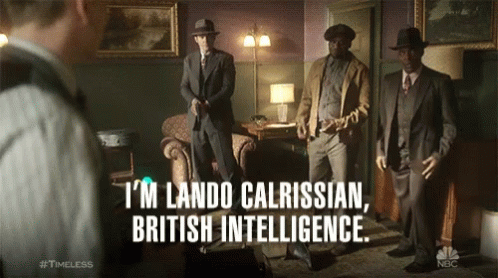Im Lando Calrissian British Intelligence Introducing GIF - Im Lando Calrissian British Intelligence British Intel Introducing GIFs