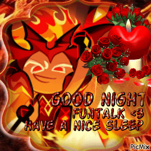 a good night fun talk have a nice sleep card