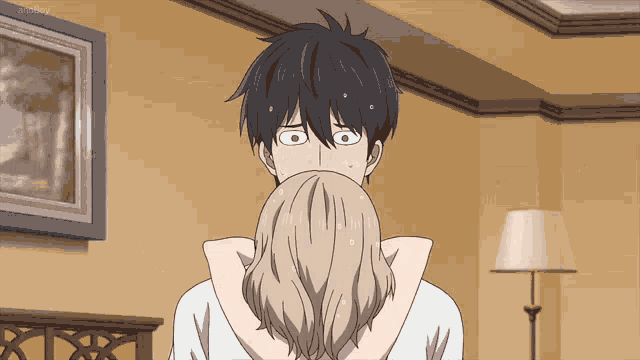 Anime Clingy GIF - Anime Clingy Touchy GIFs