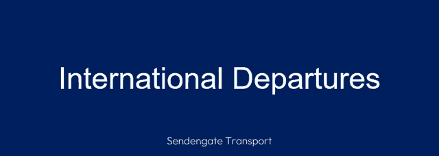 a blue background with the words international departures