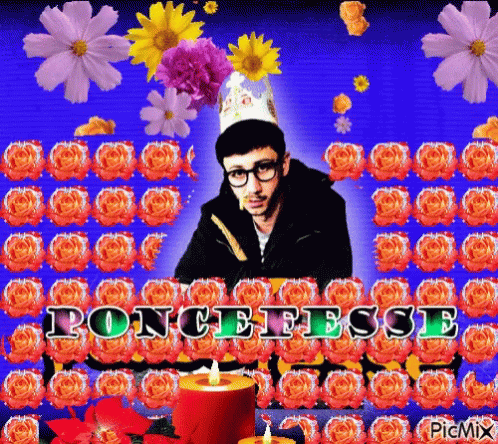 Poncefesse Flowers GIF - Poncefesse Flowers Candle GIFs