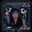 a picture of a girl with a skull on it and the date nov 28 1998
