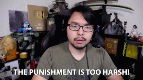 The Punishment Is Too Harsh Hard GIF - The Punishment Is Too Harsh Hard Strong GIFs