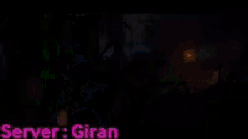 a computer screen with the words server giran on the bottom