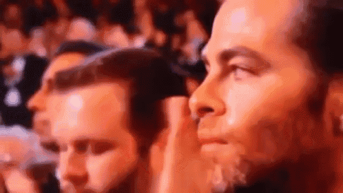 2015 Oscars GIF - Chris Pine Crying Clap GIFs