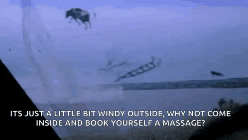 Flying Cow Twister GIF