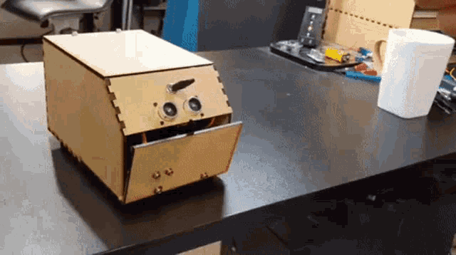 Useless Box Robot GIF - Useless Box Robot Robotics GIFs