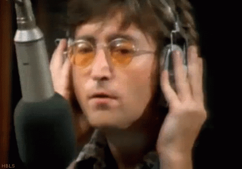 Silly John Lennon - Silly GIF - Silly GIFs