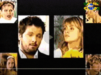 a video of a man and a woman with the word brasil on it