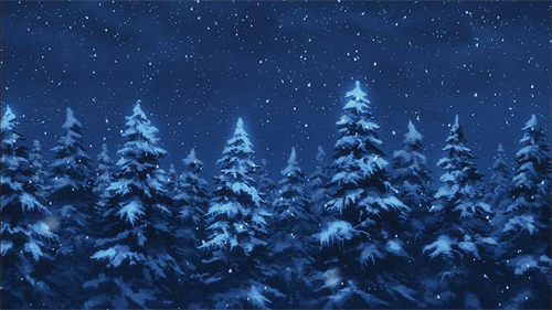 Snowing At Night GIF - Winter Seasons Snowing GIFs