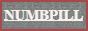 the word numbpill is written in white letters on a red and green background .
