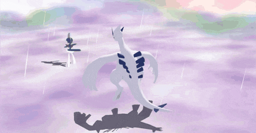 a cartoon drawing of a pokemon with a blue belly