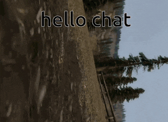 a computer generated image with the words hello chat