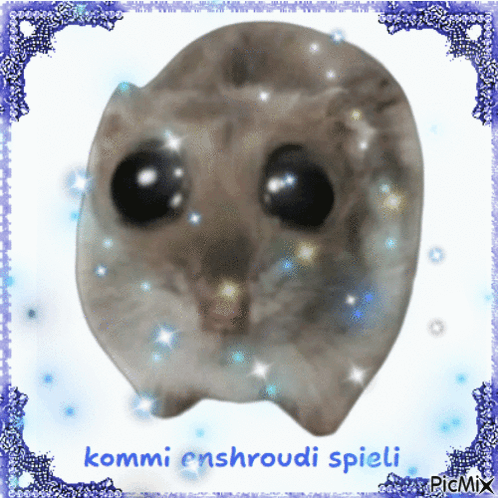 Enshrouded Sad Hamster GIF