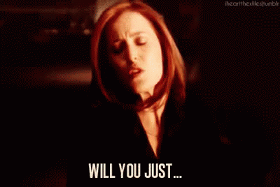 Xfiles Scully GIF - Xfiles Scully Stahp GIFs