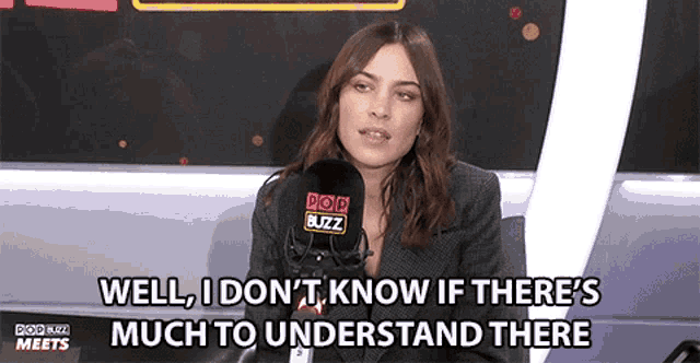 Well I Dont Know If Theres Much To Understand There Alexa Chung GIF - Well I Dont Know If Theres Much To Understand There Alexa Chung Popbuzz GIFs