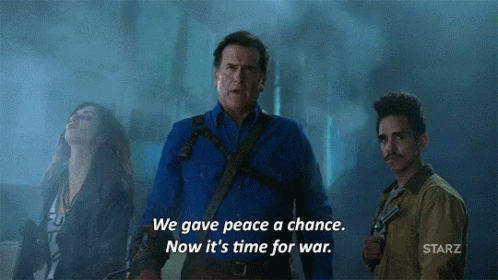 War We Gave Peace A Chance GIF - War We Gave Peace A Chance Challenging GIFs