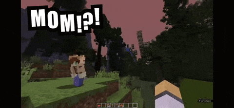a screenshot of a video game with the words mom written on the top