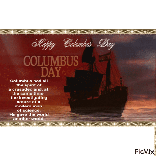 Happy Columbus Day GIF - Happy Columbus Day GIFs