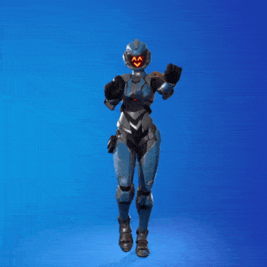 a video game character is jumping in the air with his hands in the air