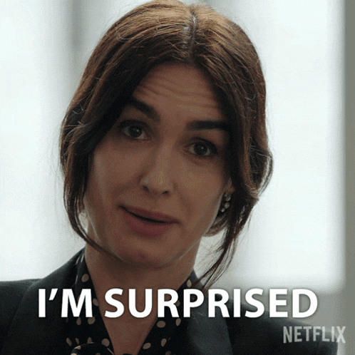 a woman says i 'm surprised next to netflix