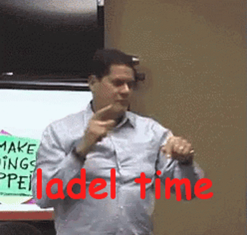 Ladel Ladel Time GIF - Ladel Ladel Time Reggie GIFs
