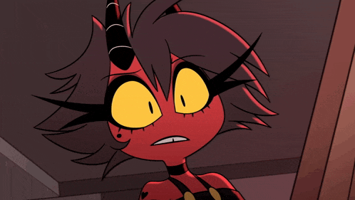 a cartoon character says " damn " in yellow