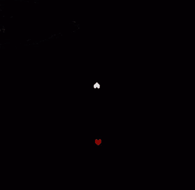 a black background with a red heart in the middle of it