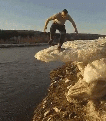 Falling With And On Ice GIF - Falling On Ice Break Falling GIFs