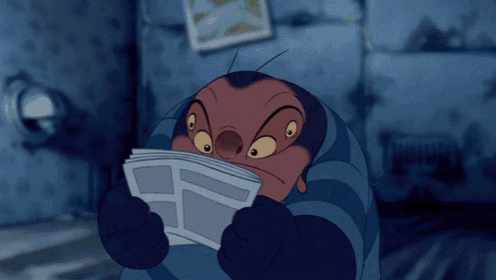 Rawrr! Ripping Newspaper - Lilo And Stitch GIF - Angry News Newssucks GIFs