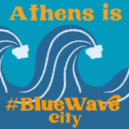 Athens Bluewave GIF - Athens Bluewave Democrat GIFs