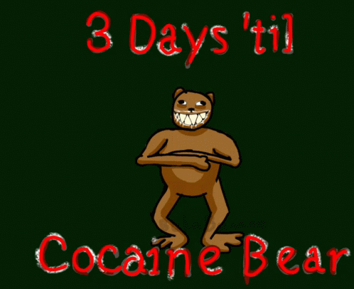 Cocaine Cocaine Bear GIF - Cocaine Cocaine Bear Bear GIFs