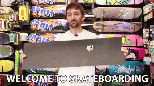 Welcome To Skateboarding Greet GIF - Welcome To Skateboarding Greet Welcoming GIFs