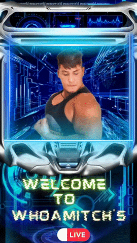 a poster that says welcome to whoamitch 's live on it