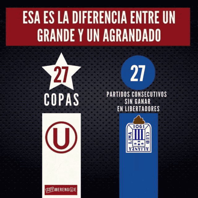a poster that says " esa es la diferencia entre un grande y un agrado "