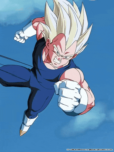 a picture of a dragon ball z character with chinese writing on the bottom