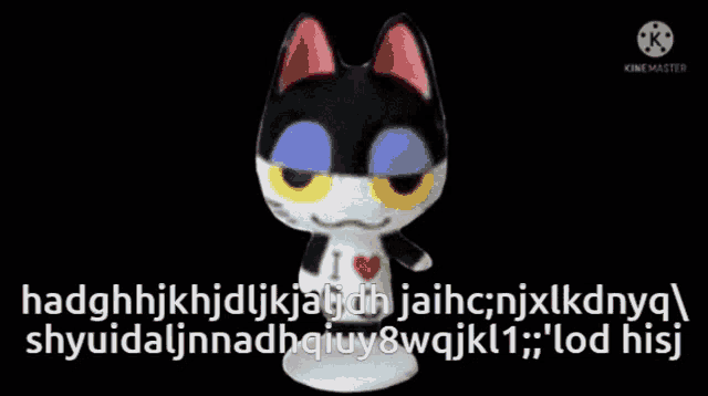 a screen shot of a video with a bunch of cats and the words badghjkl