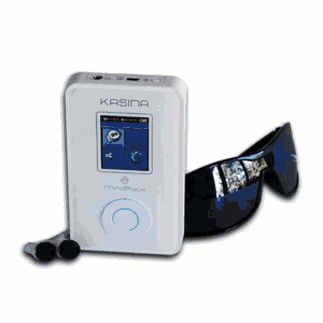 a pair of headphones and a device that says david