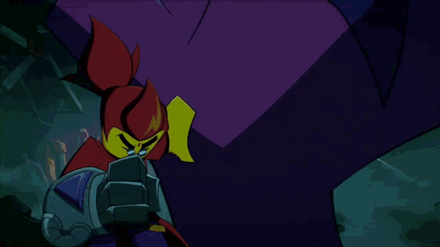 a cartoon character says " ekchem " in a foreign language