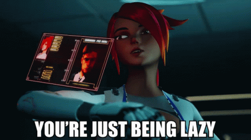 Lazy Youre Lazy GIF - Lazy Youre Lazy Meta Runner GIFs