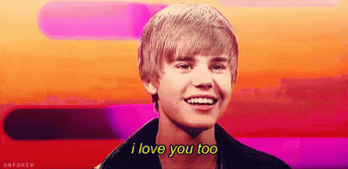 I Love You Too GIF - Justin Bieber I Love You Too Smile GIFs