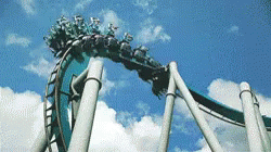 Roller Coaster Dragon Ride GIF - Roller Coaster Dragon Ride Theme Park GIFs