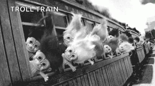 Troll Train Train Ride GIF - Troll Train Train Ride Trolls GIFs
