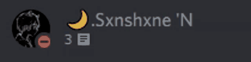 sxnshxne 'n is the name of a person on a discord