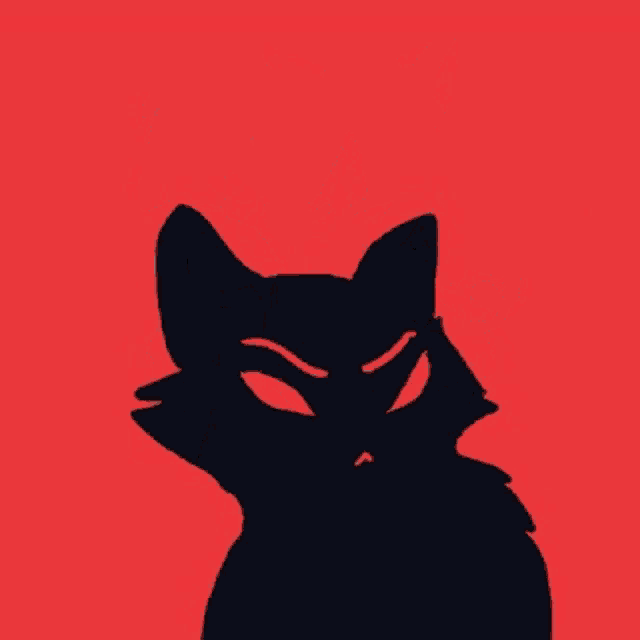 a cartoon drawing of a fox with the letter n on its head