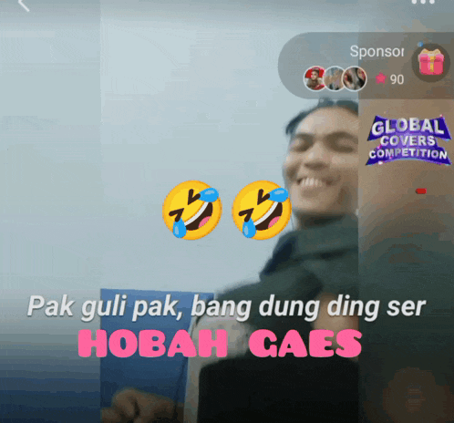 a screenshot of a video that says pak guli pak bang dung ding ser hoban caes